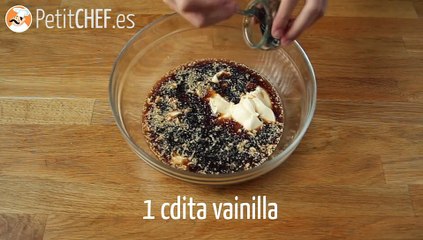 Biskuit mit mayonnaise und schokolade