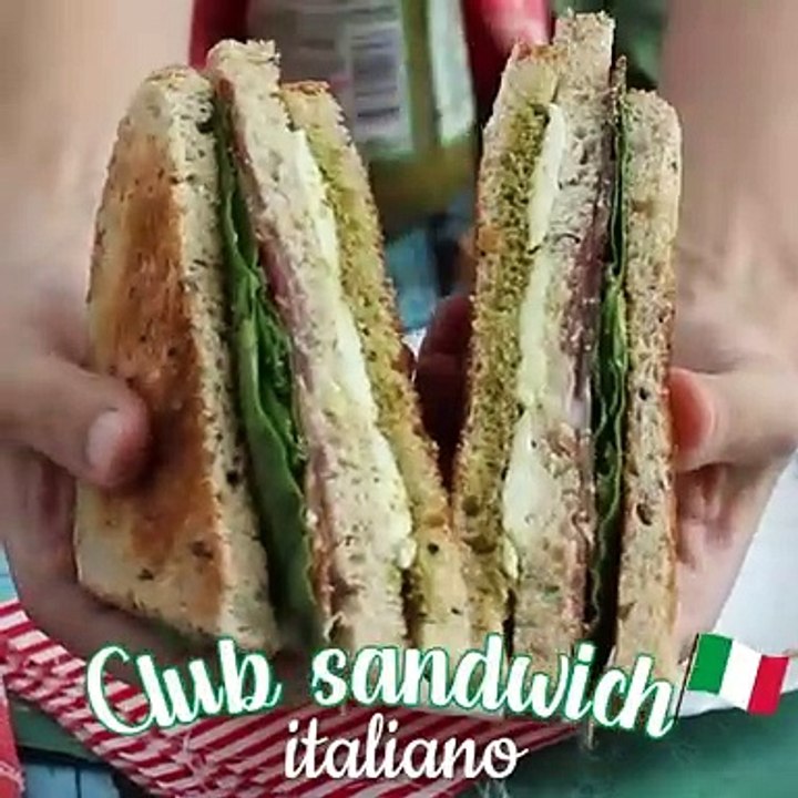 Italienischer sandwich-club