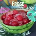 Wassermelonen-frosé: der super erfrischende granita-cocktail mit rosé!