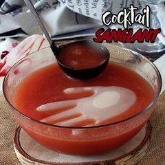 Halloween-cocktail mit handgeformtem eiswürfel - einfaches tutorial!