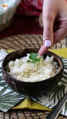 Wie kann man reis mit kokosmilch zubereiten?