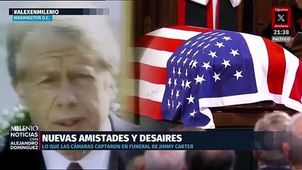 Dan el último adiós a Jimmy Carter. En dicho evento, se captó a Barack Obama y Donald Trump riendo