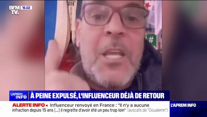 Retour en France de l'influenceur algérien expulsé: ce que l'on sait