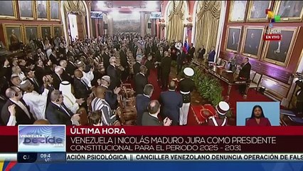 Nicolás Maduro es juramentado presidente constitucional de Venezuela