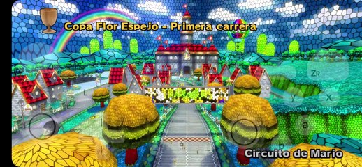 MATANDO EL TIEMPO CON MARIOKART WII. MARIOKART BLACK VERSION. COPA ("FLOR") ESPEJO. EN ESPAÑOL.