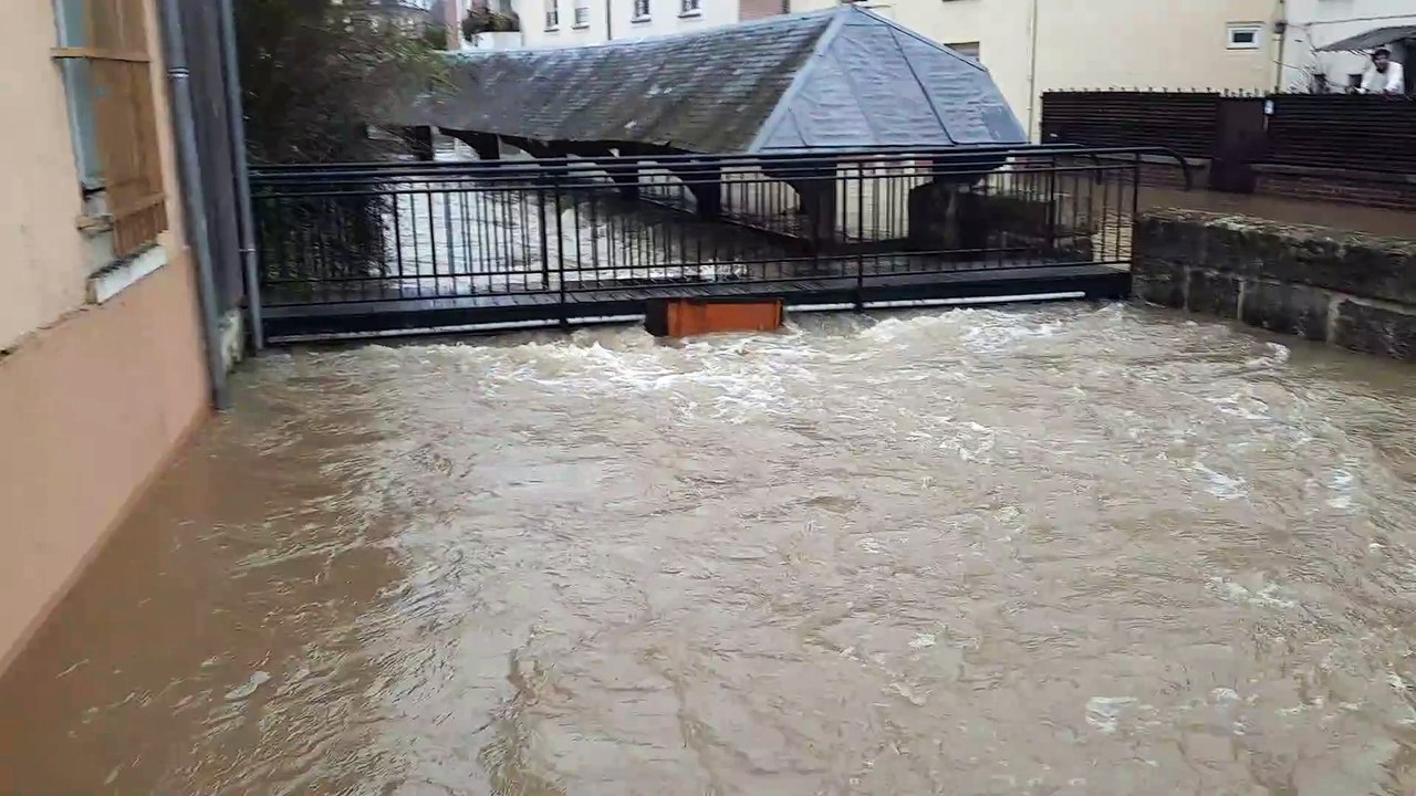 Inondations dans le centre-ville de Gisors