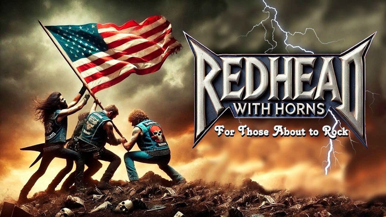 Redhead with Horns - For those about to rock / ACDC