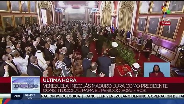 Envuelto en denuncias por fraude, Maduro jura como presidente