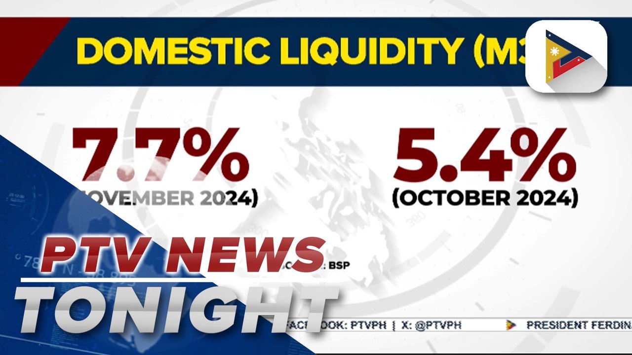 Domestic liquidity grows by 7.7% in November 2024