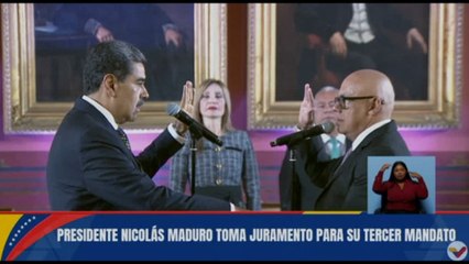 In Venezuela Maduro ha prestato giuramento: "Sarà mandato di pace"