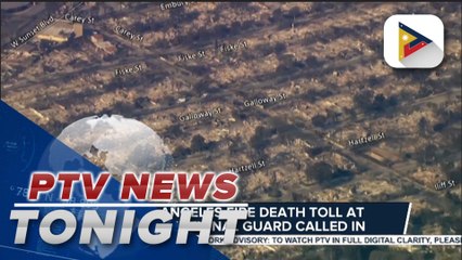 Los Angeles fire death toll at 10 as National Guard called in