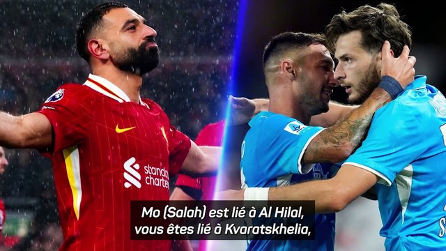 Le Slot réagit aux rumeurs du mercato dont Kvaratskhelia