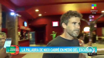 Nico Cabré evita responder sobre la tenencia de su hija