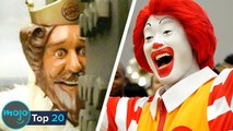 Top 20 Fast Food Mascots