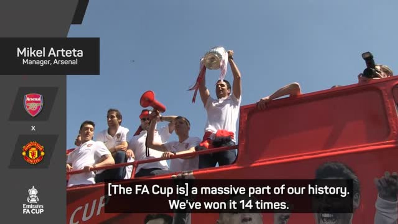 Arteta relishing 'beautiful' Arsenal-Man United...