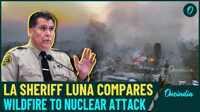 'Like An Atom Bomb...': Los Angeles Sheriff After Visuals Of California Wildfires Show Destruction