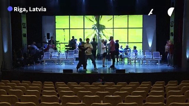 Anti-war Russian theatre in Latvia fights language ban