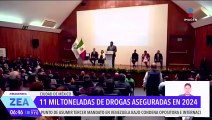 La FGJ CDMX aseguró más de 11 mil toneladas de drogas durante 2024