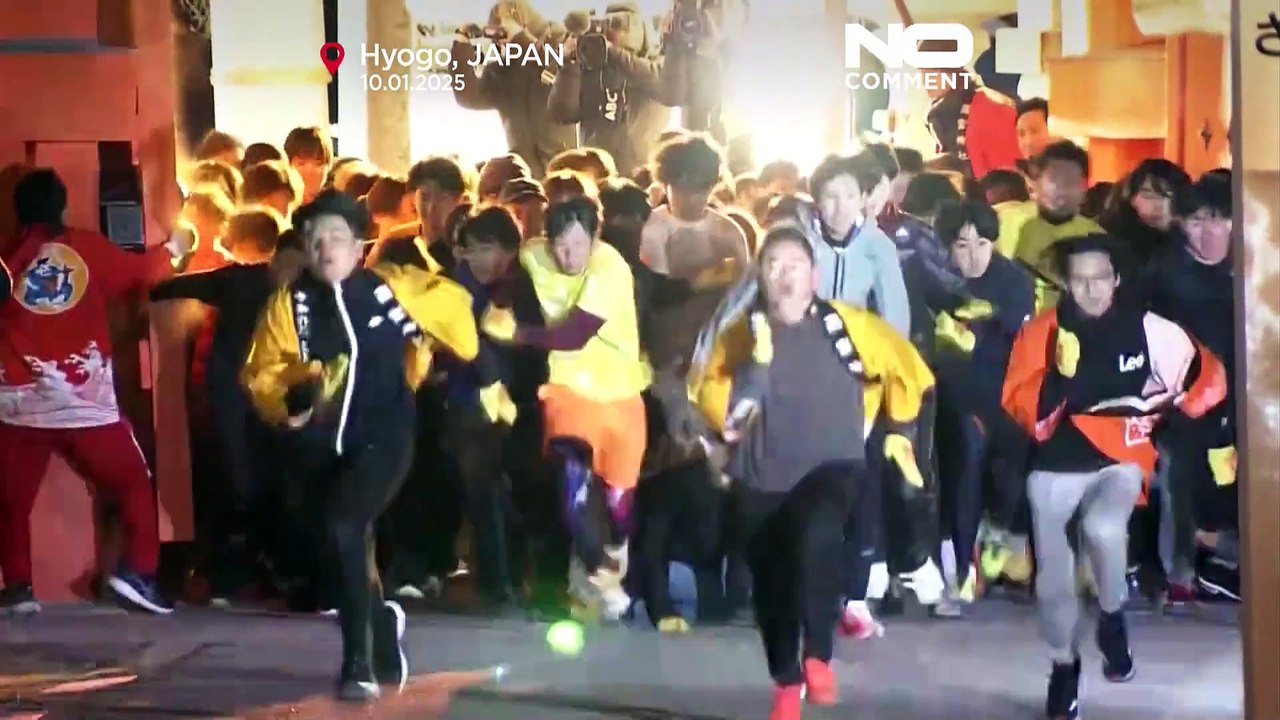 Das traditionelle Rennen der glücklichsten Männer