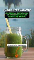 🍃 Jugo Verde Antioxidante: Refrescante y Saludable 💚