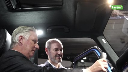 Le roi Philippe tout premier visiteur du 101e salon de l'auto de Bruxelles