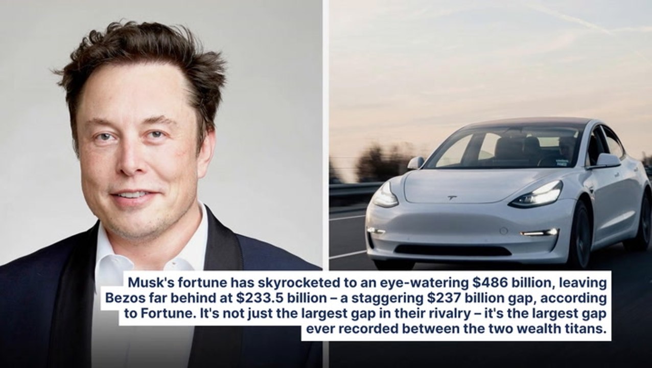Elon Musk Is The Richest Man In The World Leaving Jeff Bezos Trailing $237 Billion Behind – Being Buddies With Trump Likely Driving Surge