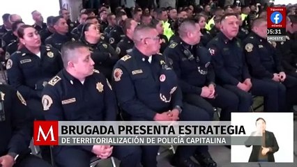 Clara Brugada presenta nueva estrategia para la Policía capitalina
