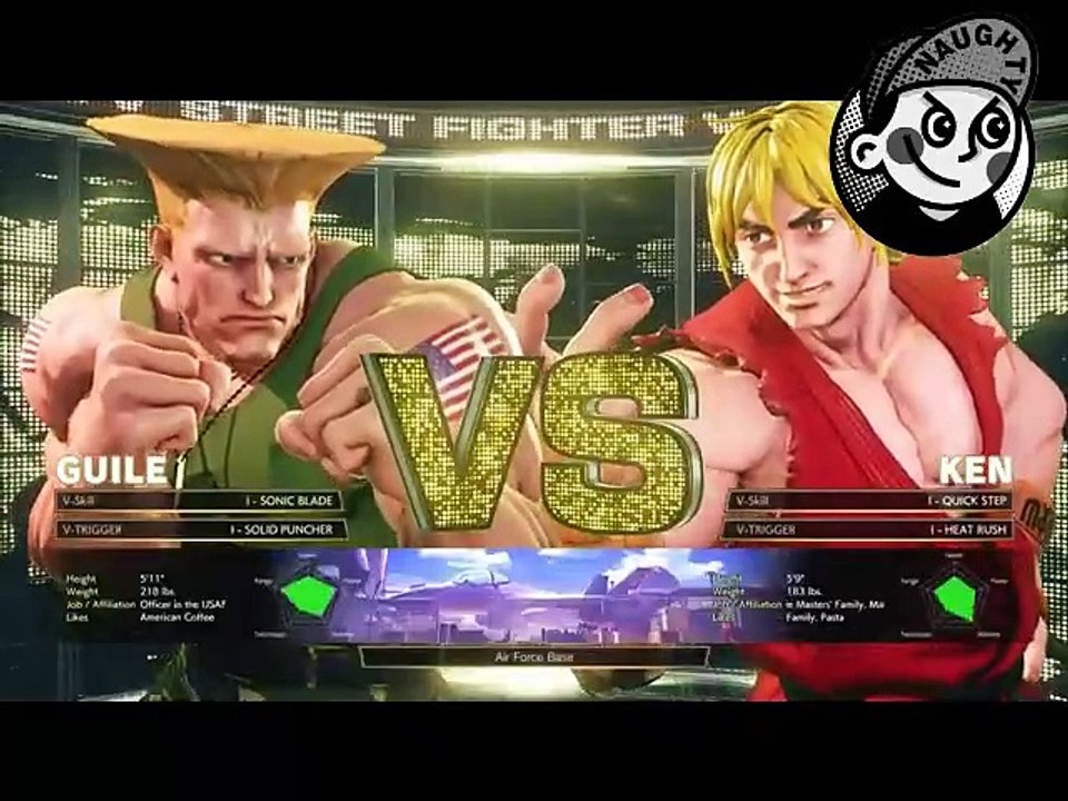 Guile vs Ken (Hardest AI) - Street Fighter V