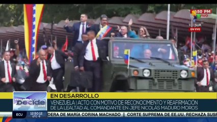 Caravana motorizada acompaña al pdte. Maduro