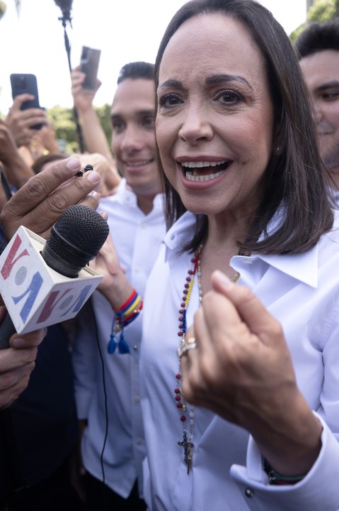 Las primeras palabras de Mª Corina Machado tras su detención
