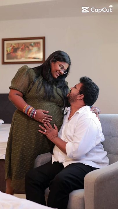 Indraja Robo Shankar Pragenecy Couple Photoshoot