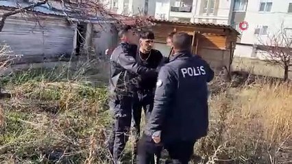 ‘Dur’ ihtarına uymadı polisi peşine taktı! Nefes nefese görüntüler kamerada