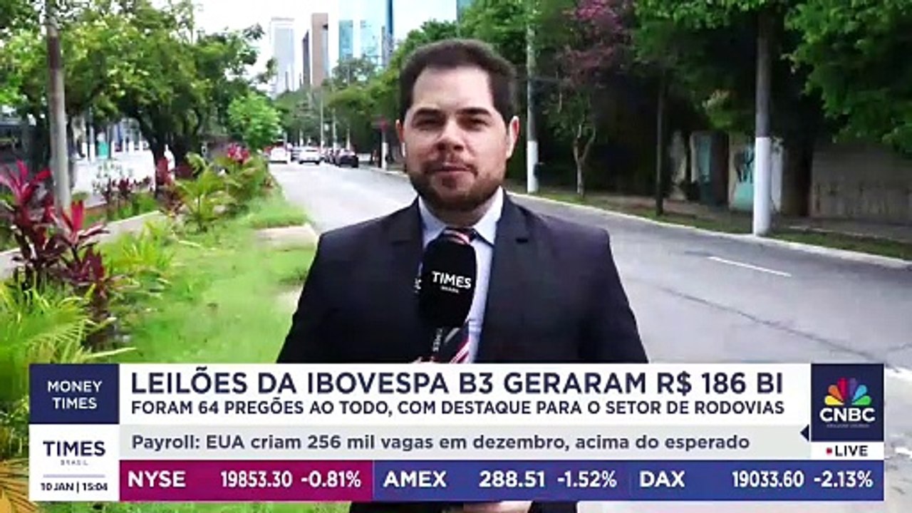 Leilões da Ibovespa B3 geram R$ 186 bilhões em 2024; setor de rodovias se destaca