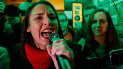 Irene Montero, en Garibaldi: “Vamos a parar a esa banda de fascistas con más derechos”