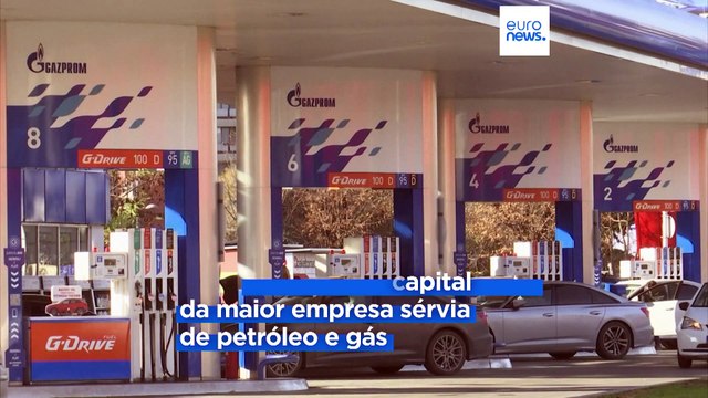 EUA e Sérvia vão anunciar sanções à maior empresa de petróleo e gás do país balcânico