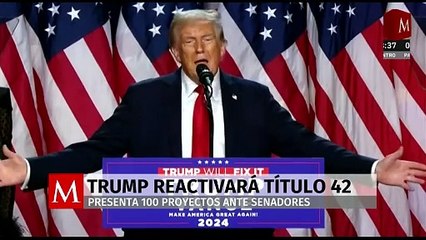 Trump planea reactivar el Título 42 en fronteras de EU