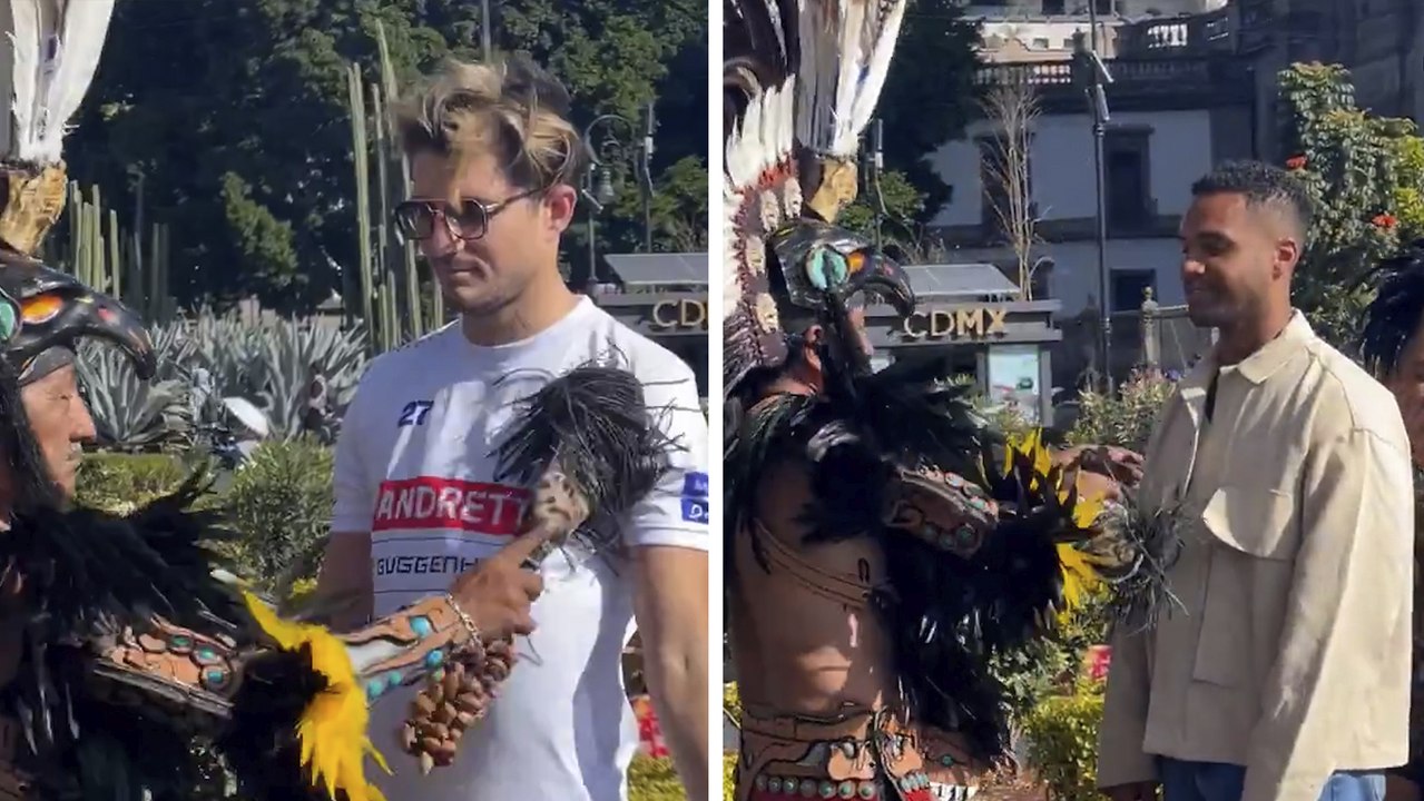 Fórmula E: Pilotos viven la experiencia mexicana con limpias de los dioses aztecas