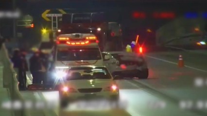 포곡 2터널에서 승용차 미끄러져...다친 사람 없어 / YTN