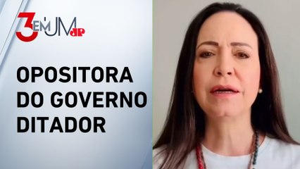 María Corina afirma que Maduro consumou golpe de Estado na Venezuela