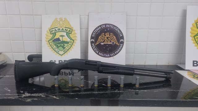 Escopeta calibre 12 é apreendida no Bairro Interlagos