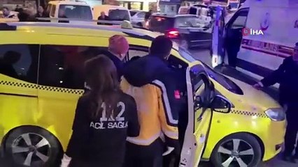 Taksicinin aklını alan müşteri! Polis ve sağlıkçılar seferber oldu
