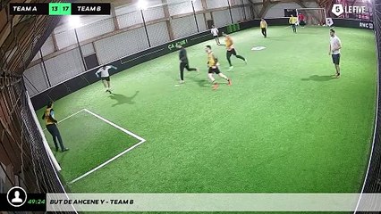 But de Ahcene Y - Team B