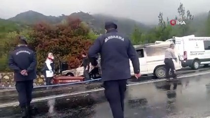 İzmir’deki kazada korkunç anlar! 1 kişi yanarak öldü, yaralılar var