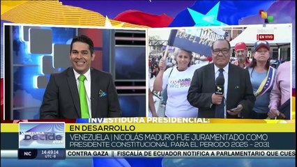 El retrato de las calles venezolanas es de celebración y paz ante el nuevo periodo presidencial