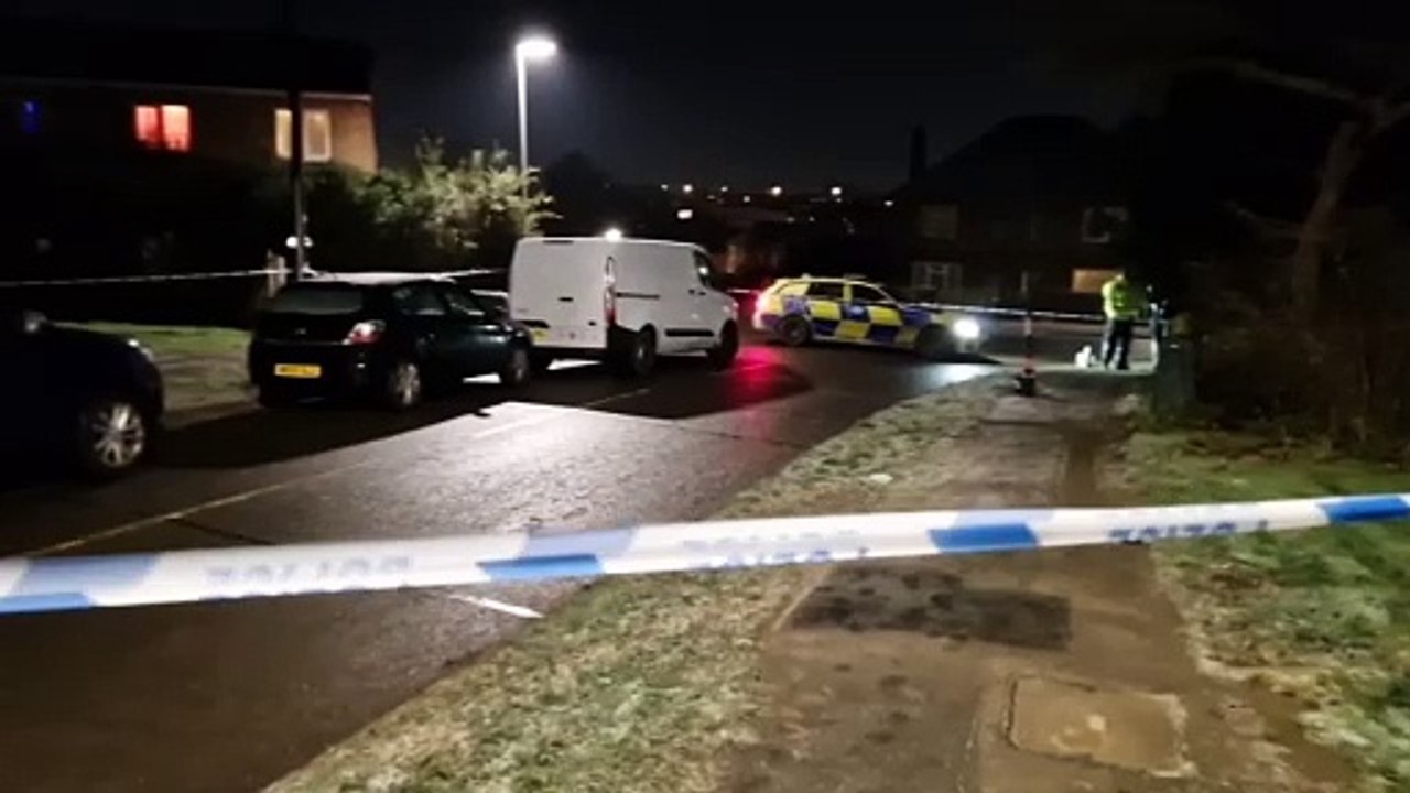 Police at Spring Rise Kettering