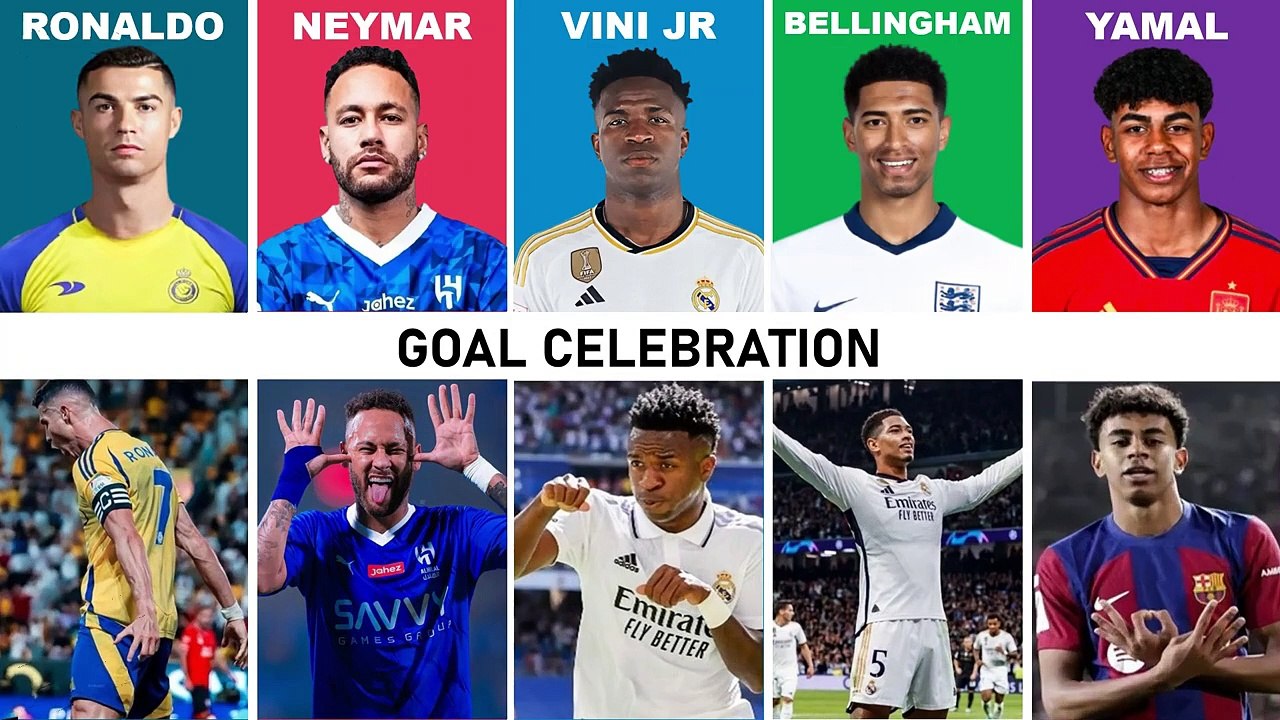 Shocking Facts about Cristiano Ronaldo VS Lamine Yamal vs Vinicius Jr vs Bellingham vs Neymar #messi