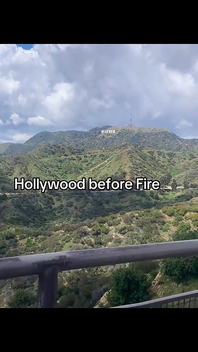 Hollywood Los Angeles before the wildfire