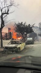 How Los angles city area damaged with wildfire 2025