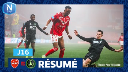 J16 Résumé du Match Valenciennes FC vs Paris 13 Atletico (1-1) ⚽