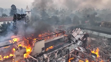 LA 산불 4일째 서울 1/4 크기 태워..."88조 손실" / YTN